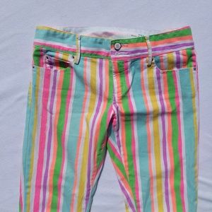 Lilly Pullitzer Striped Colorful Candy Jeans